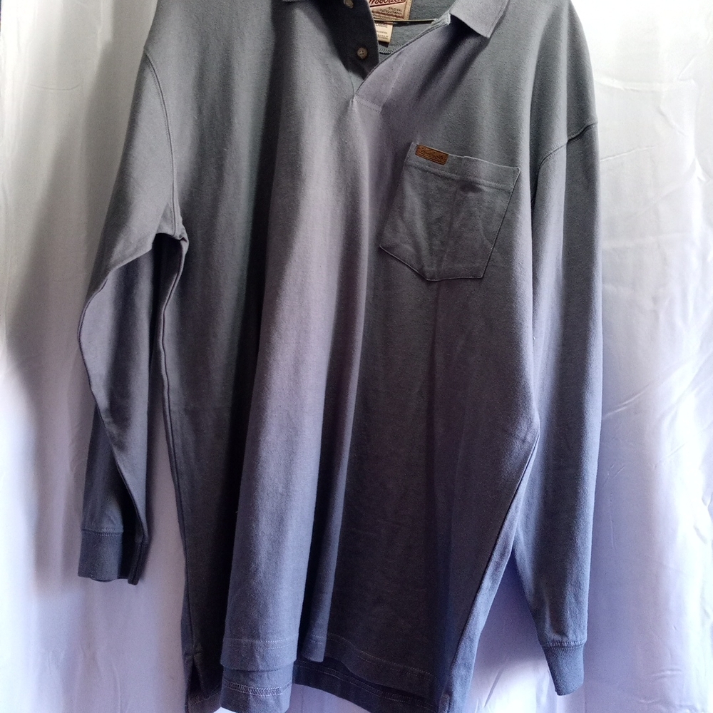 Woolrich Men's Gray Long Sleeve Shirt.